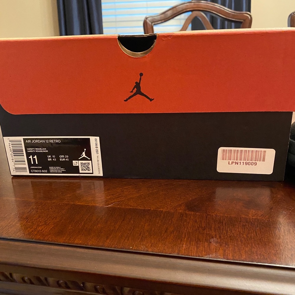 Jordan 12 Reverse Flu Game - Picture 5 of 8